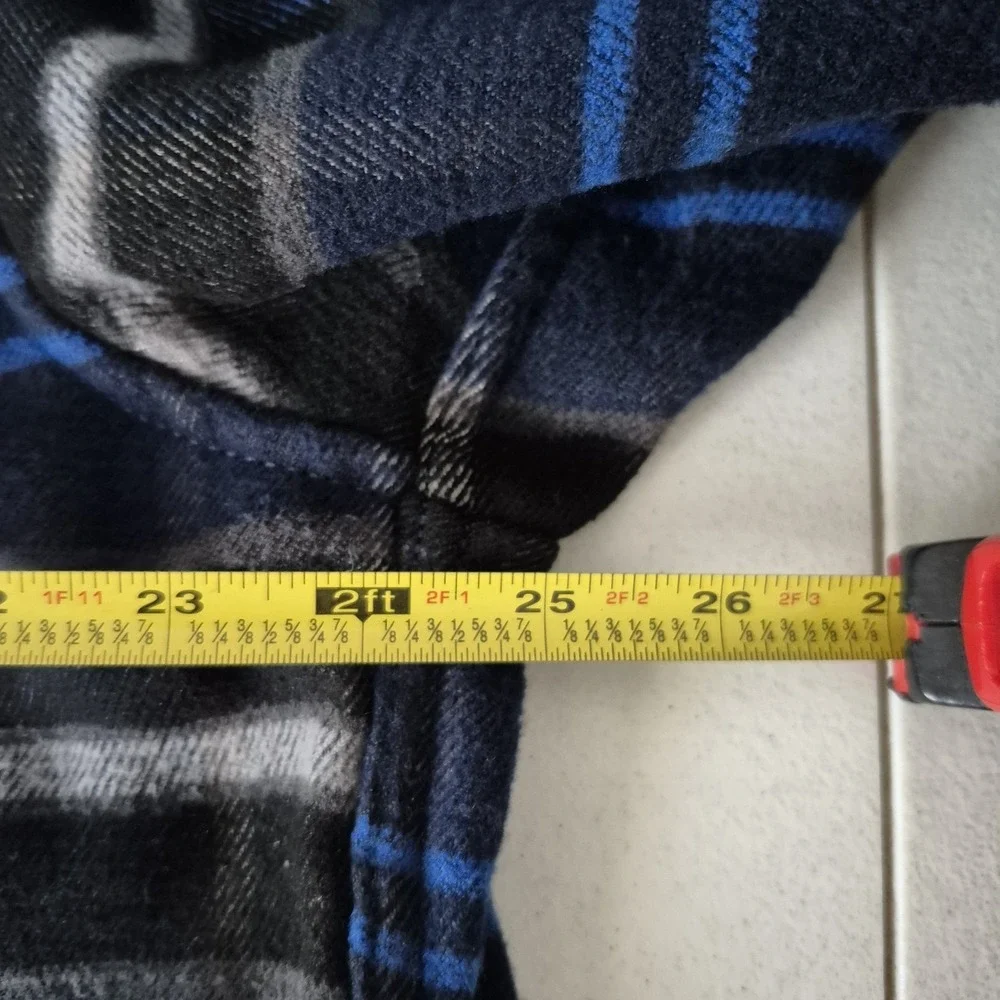 Eddie‎ Bauer Shirt Mens XL Blue Plaid Mountain OPS Classic Fit Long Sleeve